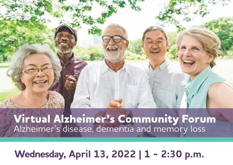 Virtual Alzheimer's Community Forum
